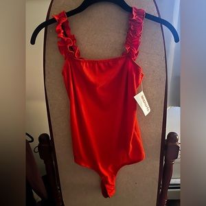 Orange 21 Saints Bodysuit Size Medium NWT